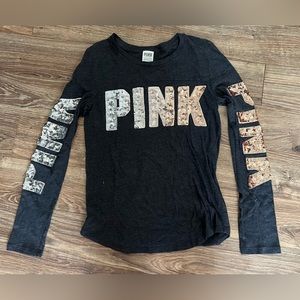 Victoria’s Secret PINK sequin shirt size XS
